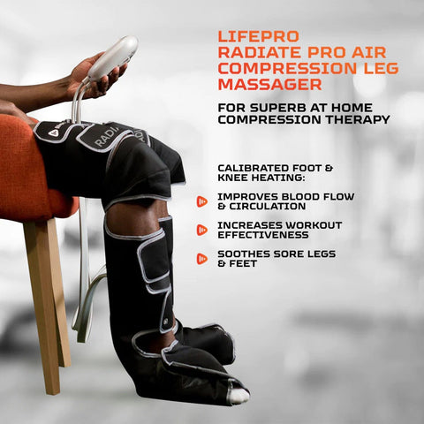 Image of Lifepro In-Home Leg Radiate Pro Compression Sleeve - Barbell Flex