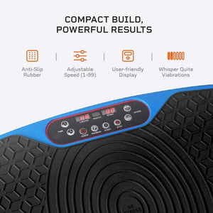 LifePro Waver Mini Vibration Plate for Whole Body Fitness and Weight Loss - Barbell Flex