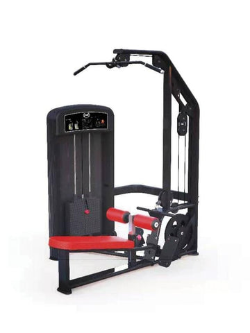 Image of Muscle D Fitness Elite Lat Low Row Machine - Barbell Flex