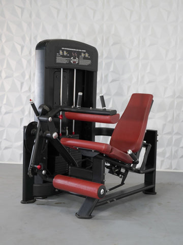 Image of Muscle D Fitness Elite Seated Leg Curl Extension Combo Lower Body Machine - Barbell Flex