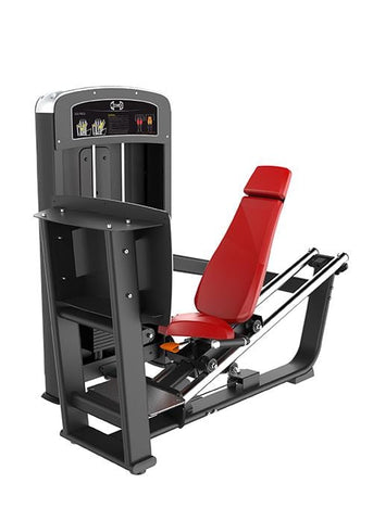 Image of Muscle D Fitness Elite Seated Leg Press Machine - Barbell Flex