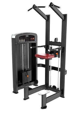 Muscle D Fitness Elite Upper Body Assisted Chin Dip Machine - Barbell Flex