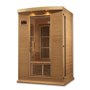 Golden Designs Maxxus 2 Person Low EMF FAR Infrared Sauna - Barbell Flex