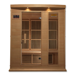 Golden Designs Maxxus 3 Person Low EMF FAR Infrared Sauna - Barbell Flex