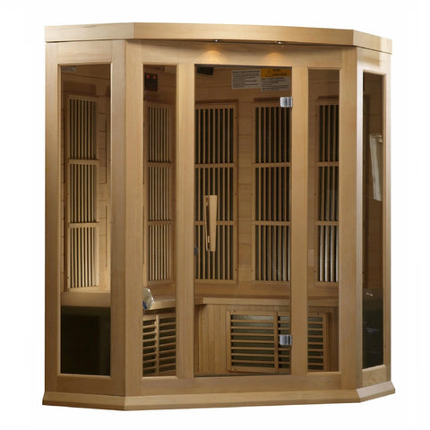 Image of Golden Designs Maxxus Low EMF FAR Infrared Sauna - Barbell Flex