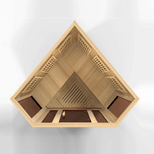 Golden Designs Maxxus Low EMF FAR Infrared Sauna - Barbell Flex