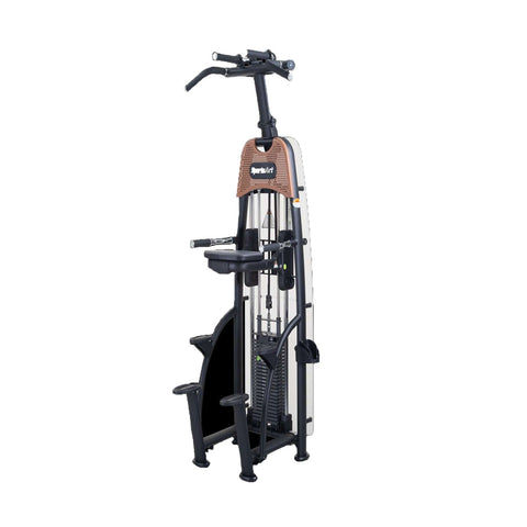 Image of SportsArt N911 Status Assisted Chin-Up & Tricep Dip Machine - Barbell Flex