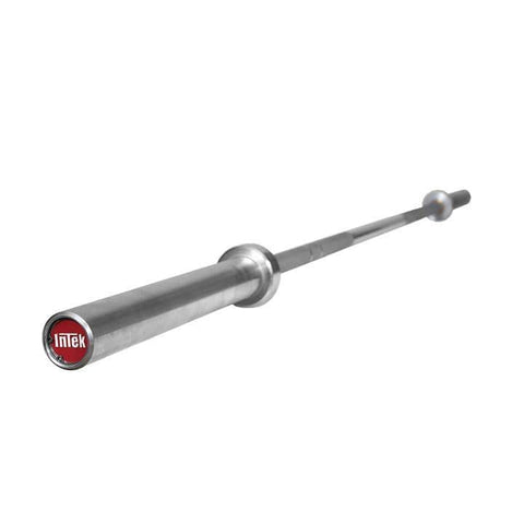 Image of InTek Strength 7’ Hard Chrome Power Bar 1 1/8” Shaft 20KG Olympic Bar - Barbell Flex