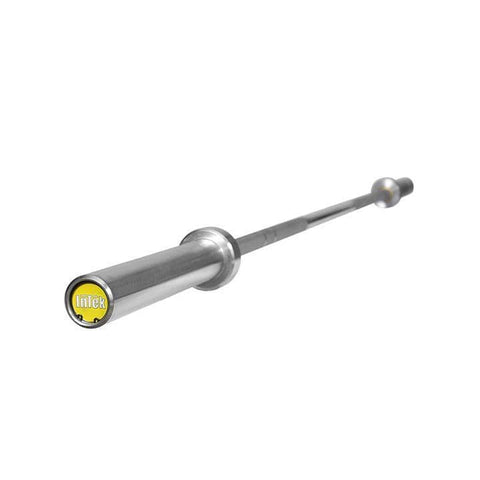 Image of InTek Strength 6’ Hard Chrome Power Bar 1” Shaft 15KG Olympic Bar - Barbell Flex