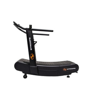 Stroops Movable Self-Propelled Motorless Curved Surface Treadmill - Barbell Flex