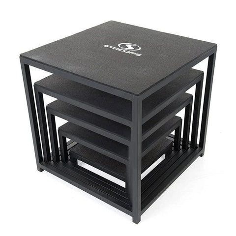 Image of Strools Space Saving Stackable Deluxe Plyobox - Barbell Flex