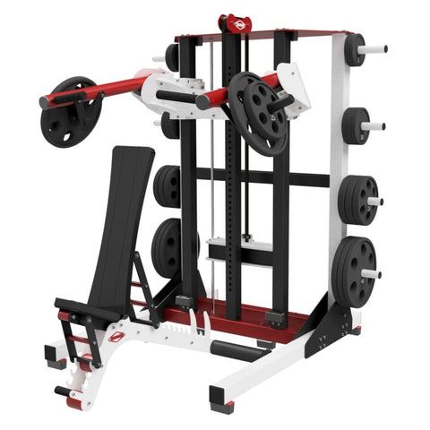 Image of Fusion Fitness Design Master Press Strength Bench Press Machine - Barbell Flex