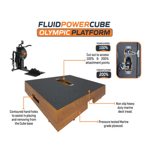 Fluid Power Zone FluidPower Cube Olympic Platform Accessory - Barbell Flex