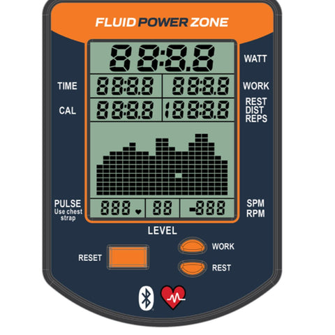 Image of Fluid Power Zone FluidPower UBE Standing Upper Body Ergometer - Barbell Flex