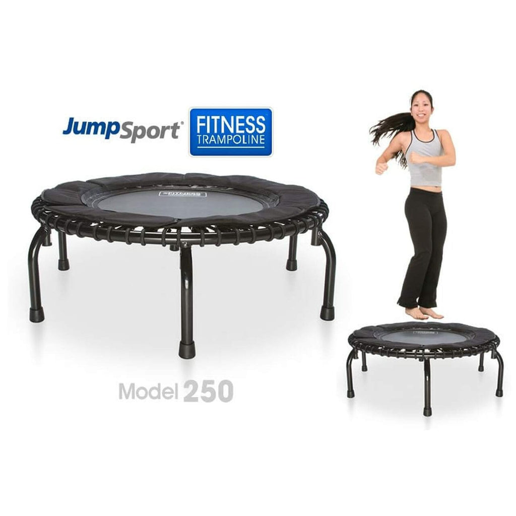 JumpSport 230F Folding Fitness Rebounder Trampoline for In Home