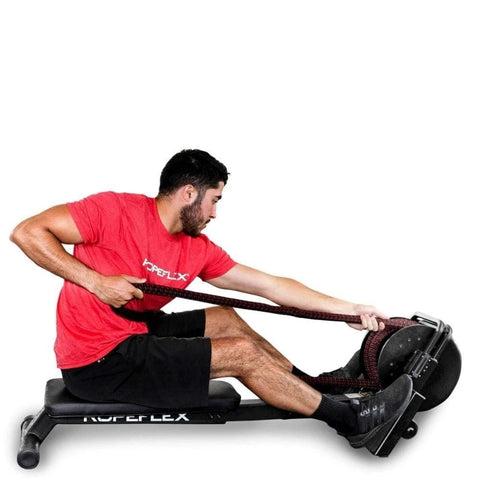 Image of RopeFlex RX2200 Wolf Compact Horizontal Rope Pull Trainer - Barbell Flex