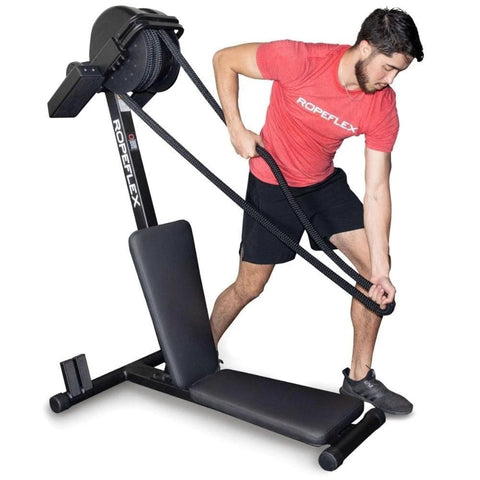 Image of  RopeFlex RX2300 Ibex Compact Dual-Position Rope Pull Trainer - Barbell Flex