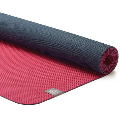 Image of Merrithew Eco Maroon and Charcoal Decomposable Yoga Mat - Barbell Flex