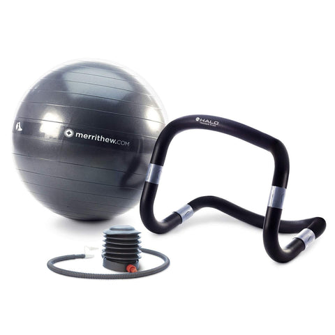 Image of Merrithew Halo Trainer Plus with Stability Ball & Pump Bundle - Barbell Flex