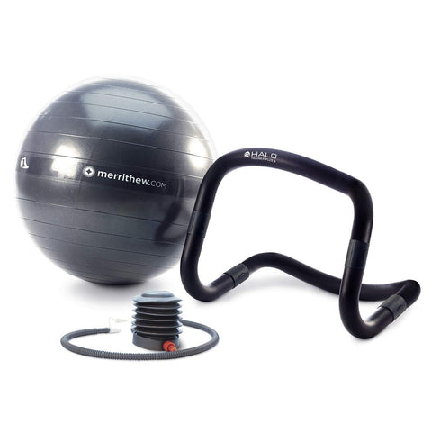 Image of Merrithew Halo Trainer Plus 4 with Stability Ball & Pump - Barbell Flex