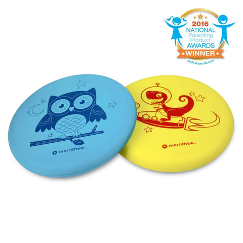 Image of Merrithew Easy to Grip Flying Foam Disks for Kids - Pair of 2 - Barbell Flex