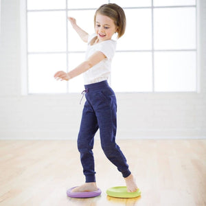 Merrithew Easy to Grip Flying Foam Disks for Kids - Pair of 2 - Barbell Flex