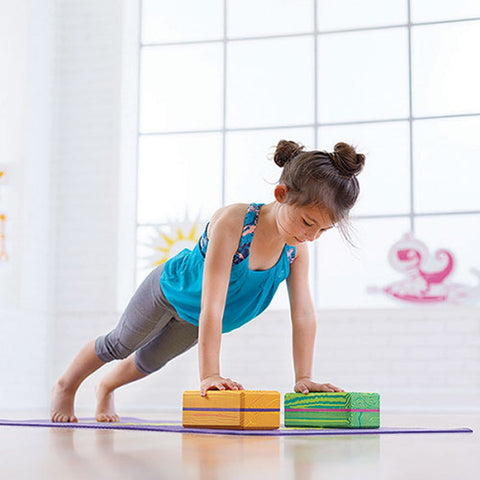 Image of Merrithew Non-Toxic Yoga Block for Kids - Barbell Flex