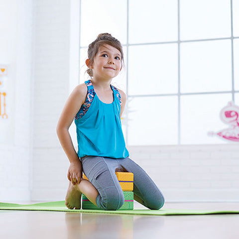 Image of Merrithew Non-Toxic Yoga Block for Kids - Barbell Flex