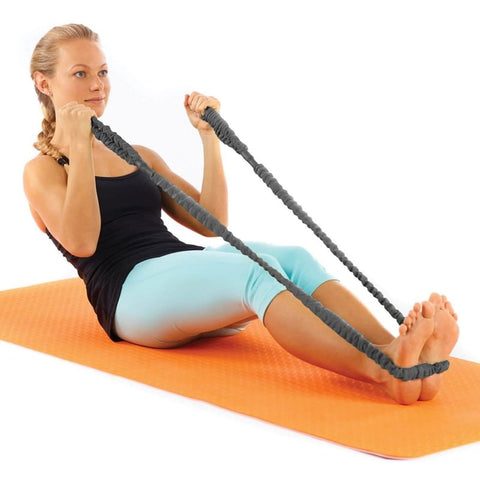 Image of Merrithew Mat Strap Plus with Built-In Resistance Tube - Barbell Flex