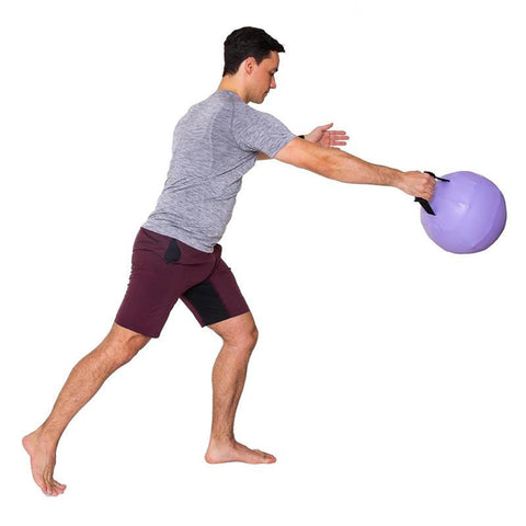 Image of Merrithew 6-lbs Twist Ball With Pump and Adjustable Straps - Barbell Flex