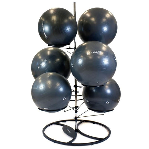 Image of Merrithew Space Saving Stability Ball Rack - Barbell Flex