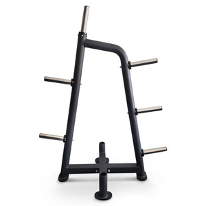 American Barbell Black Olympic Plate Tree Compact Storage Rack - Barbell Flex