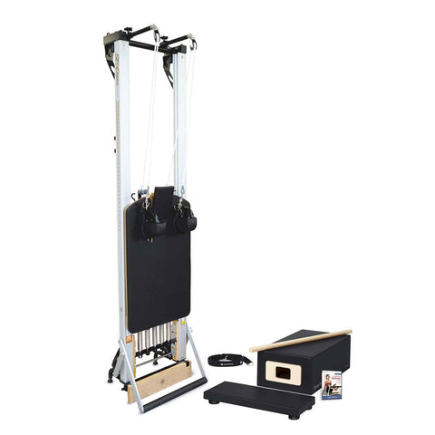 Image of Merrithew SPX Max Lightweight Stackable Reformer Bundle with Tall Box - Barbell Flex