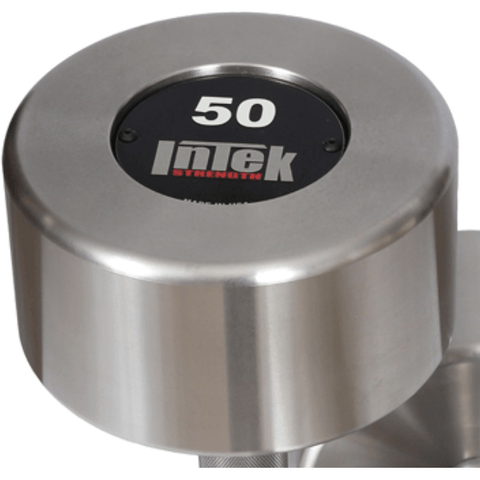 Image of InTek Strength Delta Series Stainless Steel Dumbbell Pairs and Sets - Barbell Flex
