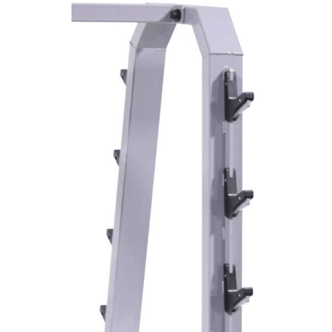 Image of InTek Strength Fixed Weight Two-Sided 10-Barbell Storage Rack - Barbell Flex