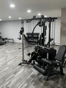 Muscle D 2-Stack Corner Multi-Station Home Gym - Barbell Flex
