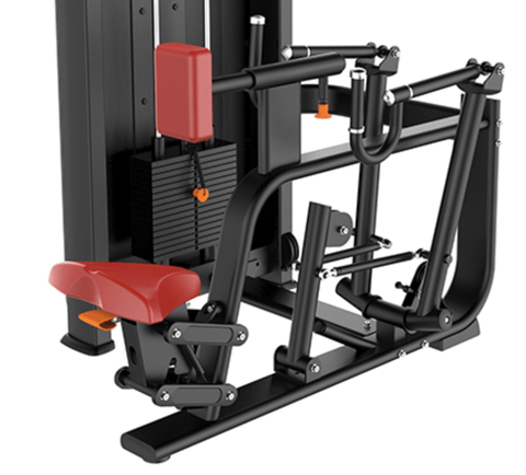 Image of Muscle D Fitness Elite Commercial Seated Row Machine - Barbell Flex