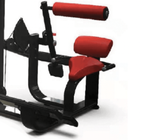 Image of Muscle D Fitness Elite Low Back Extension Exercise Machine - Barbell Flex