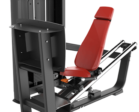 Image of Muscle D Fitness Elite Seated Leg Press Machine - Barbell Flex