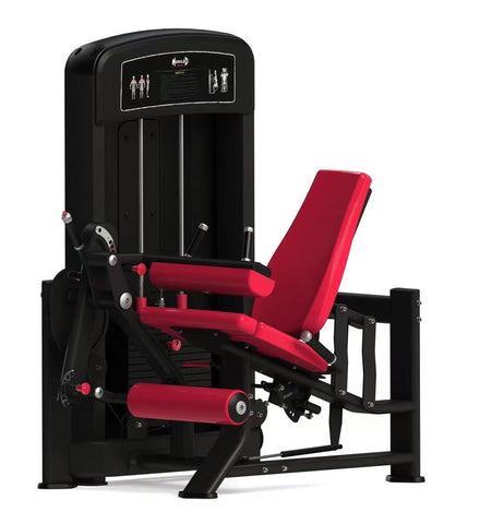 Image of Muscle D Fitness Elite Seated Leg Curl Extension Combo Lower Body Machine - Barbell Flex