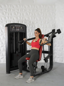 Muscle D Fitness Elite Converging Shoulder Press Machine - Barbell Flex