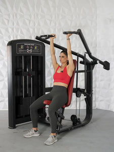 Muscle D Fitness Elite Converging Shoulder Press Machine - Barbell Flex