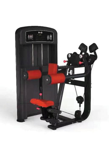 Image of Muscle D Fitness Elite Side Shoulder Traps Lateral Machine - Barbell Flex