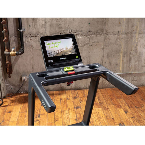 Image of SportsArt 16" Elite Senza Touchscreen Eco-Drive Motor Treadmill - Barbell Flex