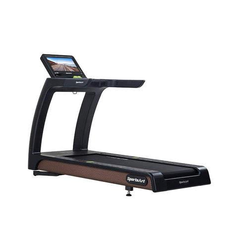 Image of SportsArt 19" Senza Touchscreen Eco-Drive Motor Treadmill - Barbell Flex