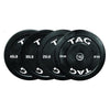 TAG Fitness Low-Bounce Olympic Rubber Bumper Plate - Barbell Flex