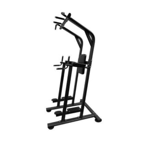 TAG Fitness Power Tower Vertical Knee Raise Chin Dip Station Stand - Barbell Flex