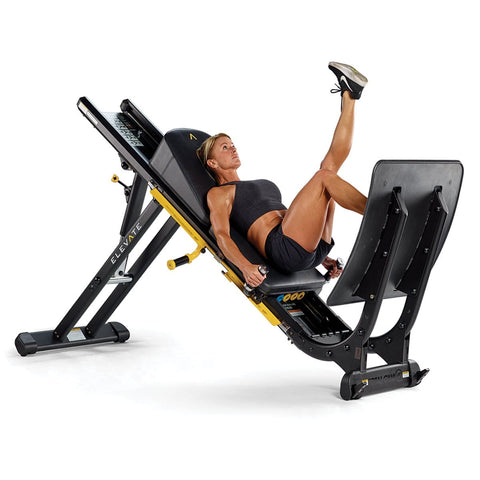Image of Total Gym ELEVATE Adjustable Incline Squat Jump Exercise Machine - Barbell Flex