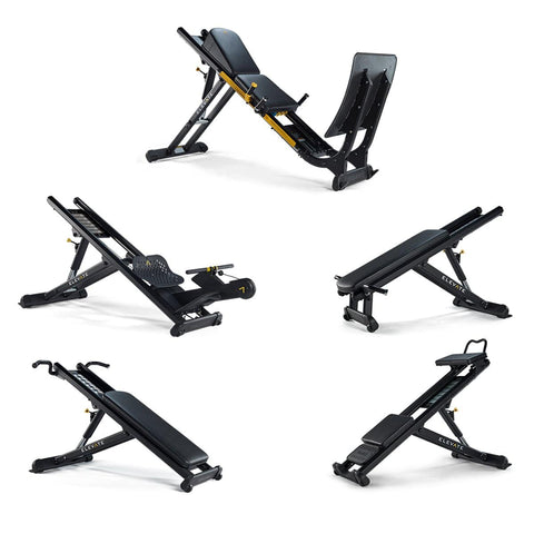 Total Gym ELEVATE Circuit Jump Pull-Up Press Row Core Machine Package - Barbell Flex