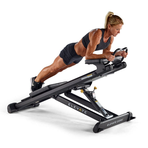 Image of Total Gym ELEVATE Core Adjustable Abdominal Strength Exercise Machine - Barbell Flex